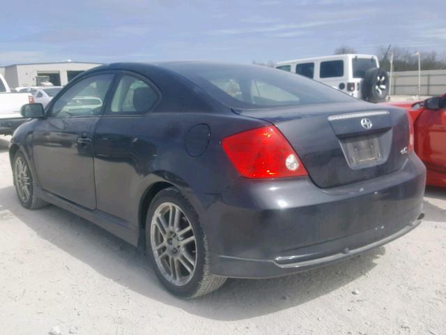 JTKDE167370160776 - 2007 TOYOTA SCION TC შავი ფოტო 3
