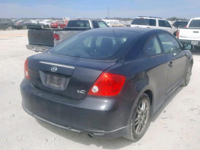 JTKDE167370160776 - 2007 TOYOTA SCION TC შავი ფოტო 4
