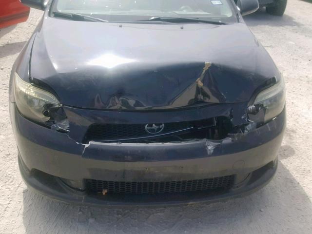 JTKDE167370160776 - 2007 TOYOTA SCION TC შავი ფოტო 9