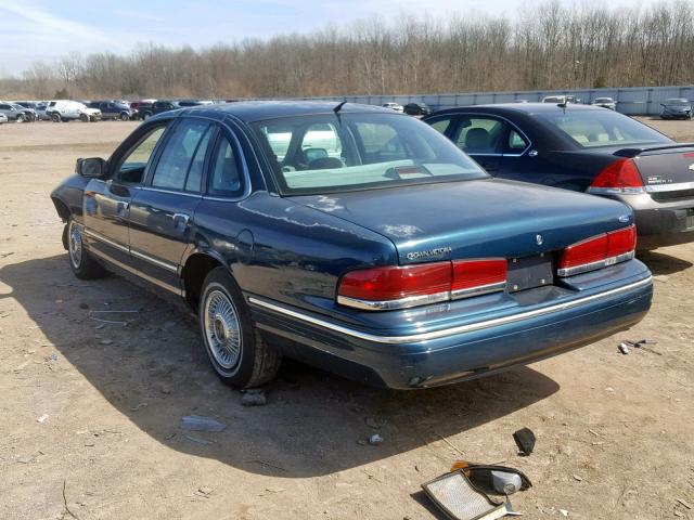 2FALP73W0VX117156 - 1997 FORD CROWN VICT BLUE photo 3