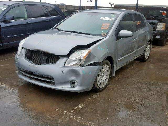 3N1AB6AP5BL700277 - 2011 NISSAN SENTRA 2.0 SILVER photo 2