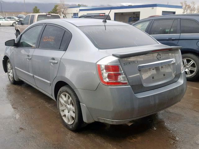 3N1AB6AP5BL700277 - 2011 NISSAN SENTRA 2.0 SILVER photo 3