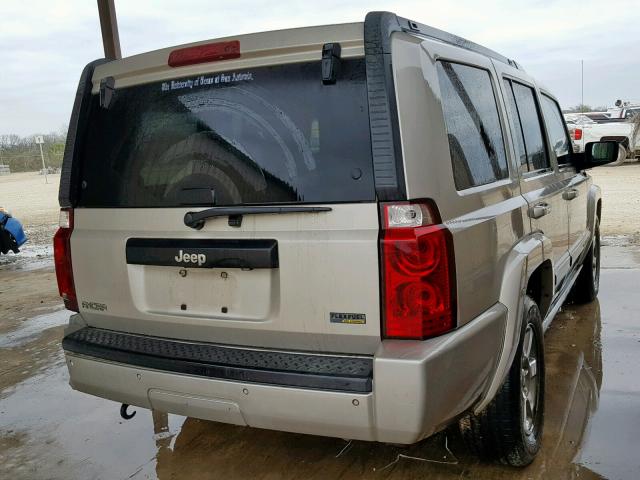 1J8HH48P57C673033 - 2007 JEEP COMMANDER BEIGE photo 4