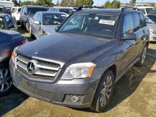 WDCGG8HB1CF832327 - 2012 MERCEDES-BENZ GLK 350 4M GRAY photo 2