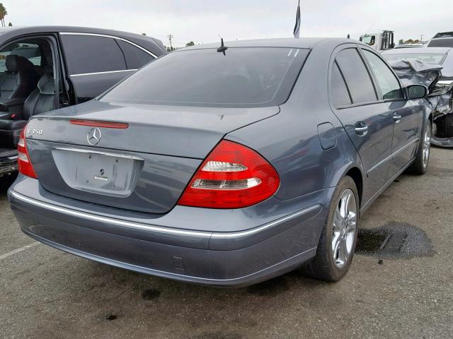 WDBUF56J96A876001 - 2006 MERCEDES-BENZ E 350 CHARCOAL photo 4