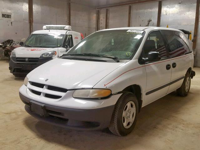 2B4GP25G0XR468805 - 1999 DODGE CARAVAN WHITE photo 2