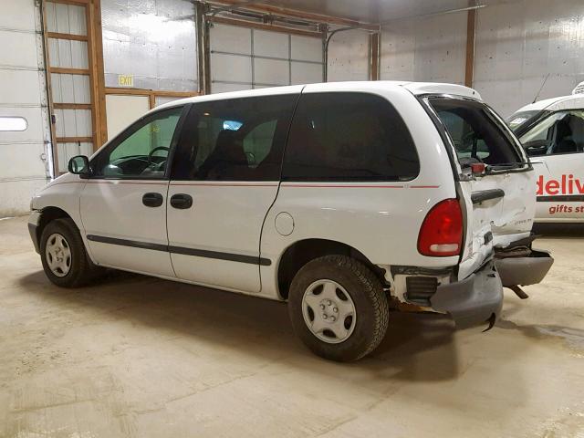 2B4GP25G0XR468805 - 1999 DODGE CARAVAN WHITE photo 9