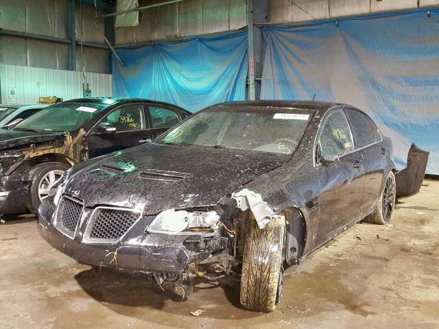 6G2ER57709L186797 - 2009 PONTIAC G8 BLACK photo 2