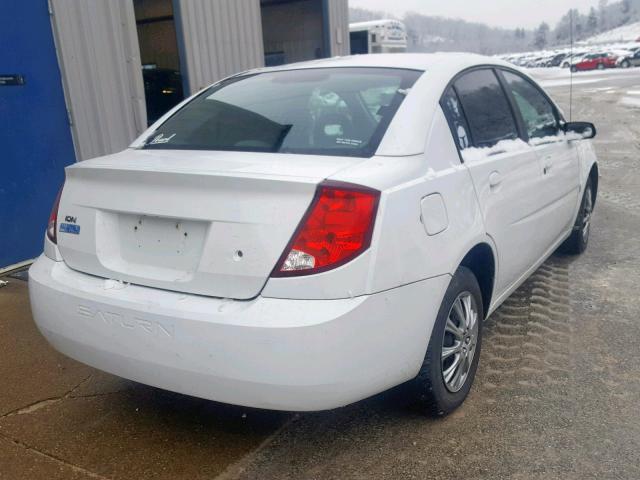 1G8AJ52F54Z108707 - 2004 SATURN ION LEVEL WHITE photo 4