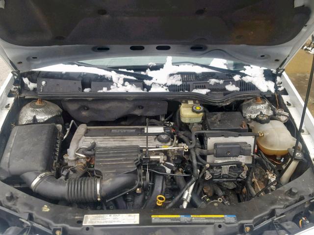 1G8AJ52F54Z108707 - 2004 SATURN ION LEVEL WHITE photo 7