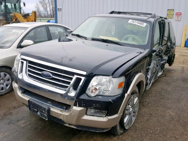 1FMEU74846UA53462 - 2006 FORD EXPLORER E BLACK photo 2