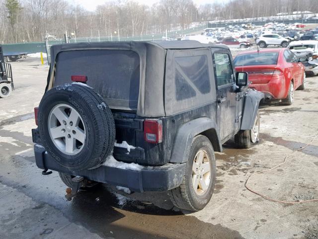 1J4AA2D11AL206728 - 2010 JEEP WRANGLER S BLACK photo 4