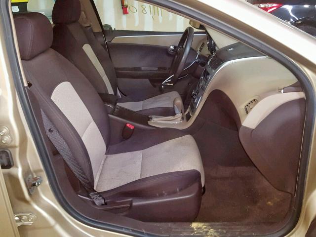 1G1ZG57BX8F182668 - 2008 CHEVROLET MALIBU LS BEIGE photo 5