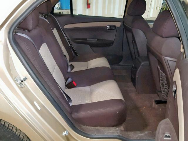 1G1ZG57BX8F182668 - 2008 CHEVROLET MALIBU LS BEIGE photo 6