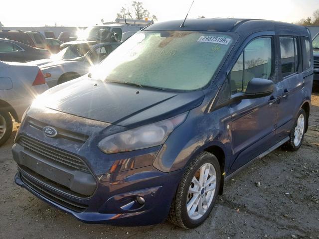 NM0AS8F72F1222895 - 2015 FORD TRANSIT CO BLUE photo 2