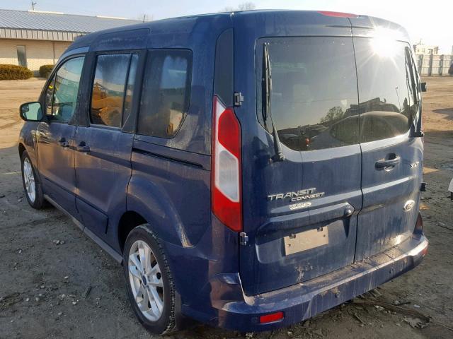 NM0AS8F72F1222895 - 2015 FORD TRANSIT CO BLUE photo 3