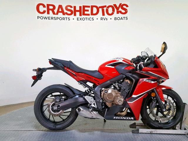 MLHRC7401J5400216 - 2018 HONDA CBR650 F RED photo 1