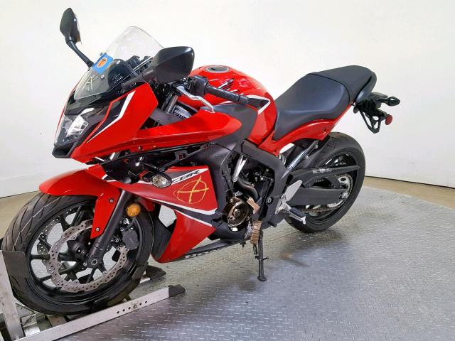 MLHRC7401J5400216 - 2018 HONDA CBR650 F RED photo 4