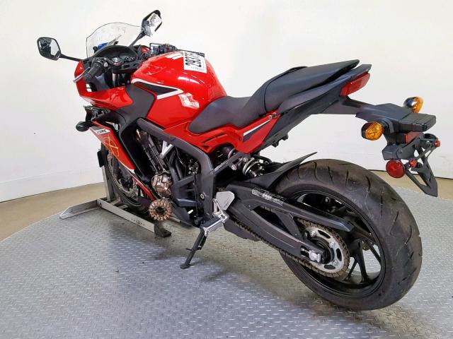 MLHRC7401J5400216 - 2018 HONDA CBR650 F RED photo 6