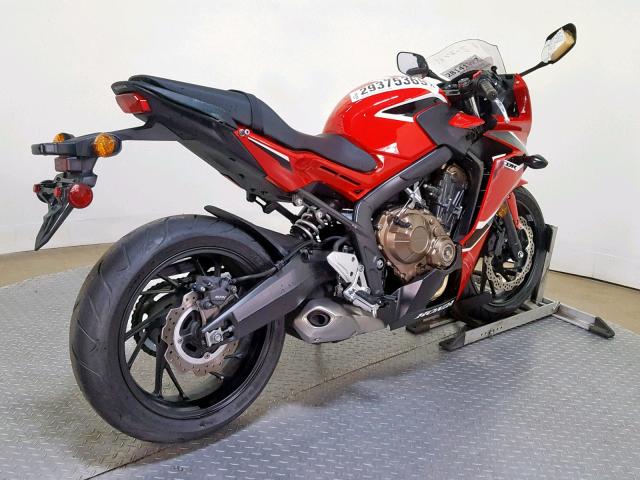 MLHRC7401J5400216 - 2018 HONDA CBR650 F RED photo 8