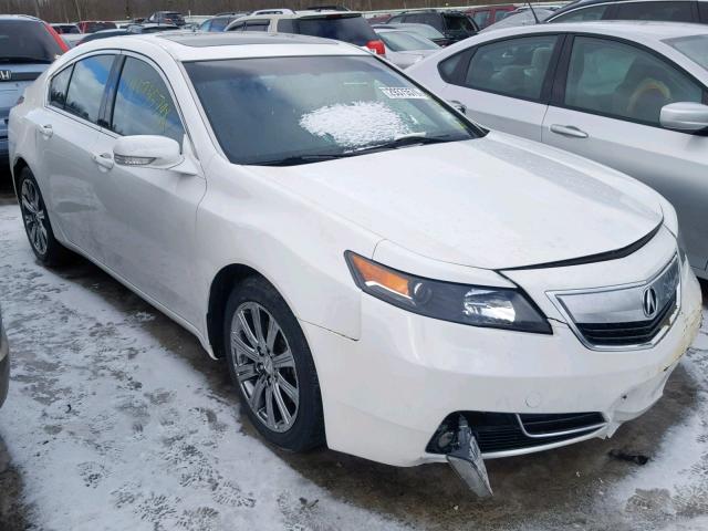 19UUA8F3XEA002212 - 2014 ACURA TL SE WHITE photo 1