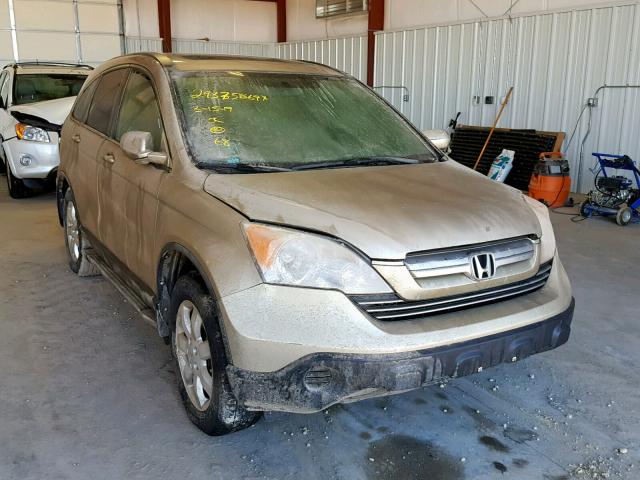 JHLRE48718C056589 - 2008 HONDA CR-V EXL BEIGE photo 1