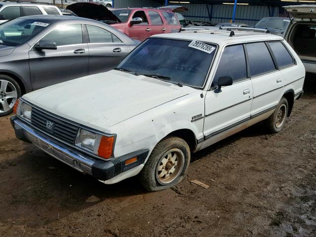 JF2AM53B9CE471673 - 1982 SUBARU GL 4WD WHITE photo 2