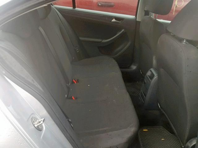 3VW2K7AJ3FM422348 - 2015 VOLKSWAGEN JETTA BASE SILVER photo 6