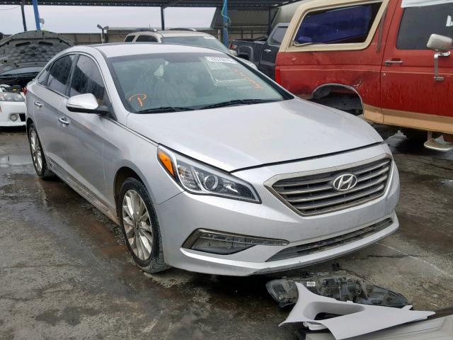 5NPE34AF4FH089378 - 2015 HYUNDAI SONATA SPO SILVER photo 1