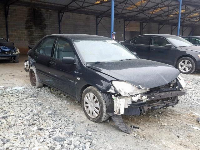 JA3AJ26E46U000809 - 2006 MITSUBISHI LANCER ES BLACK photo 1