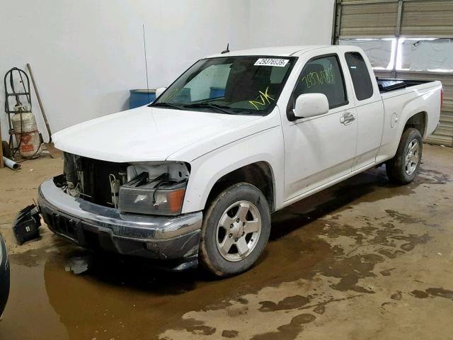 1GTE5MF94B8114950 - 2011 GMC CANYON SLE WHITE photo 2