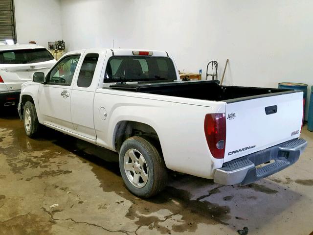 1GTE5MF94B8114950 - 2011 GMC CANYON SLE WHITE photo 3