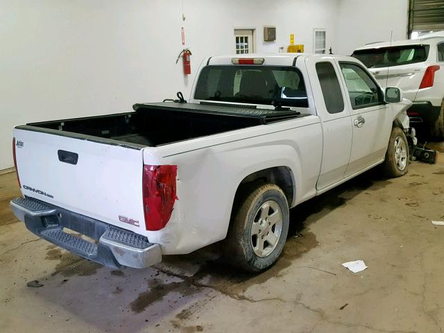 1GTE5MF94B8114950 - 2011 GMC CANYON SLE WHITE photo 4