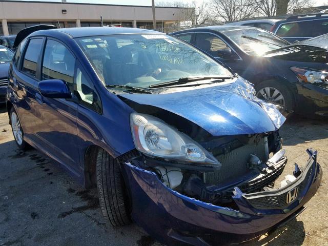 JHMGE8H58BC019149 - 2011 HONDA FIT SPORT BLUE photo 1