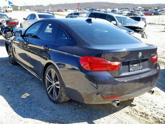 WBA4B1C57FG241057 - 2015 BMW 435 I BLACK photo 3