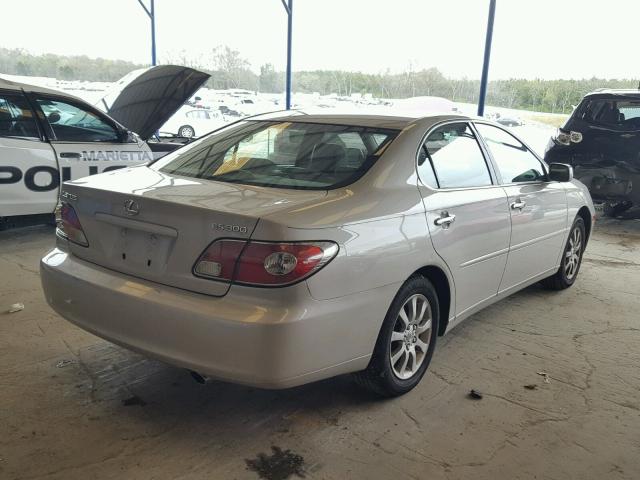 JTHBF30G520033194 - 2002 LEXUS ES 300 BEIGE photo 4