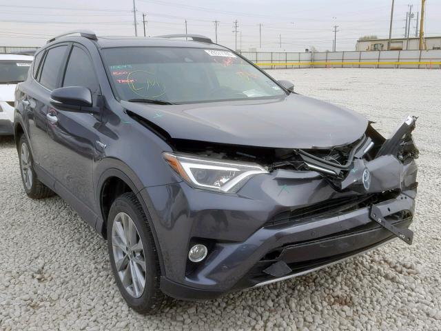 JTMDJREV5HD141321 - 2017 TOYOTA RAV4 HV LI GRAY photo 1