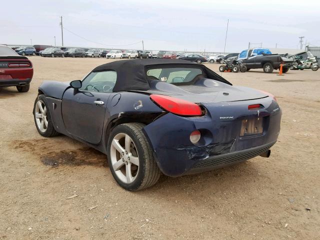 1G2MB33BX6Y110742 - 2006 PONTIAC SOLSTICE BLUE photo 3