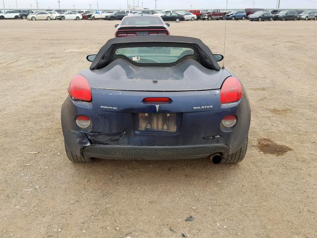 1G2MB33BX6Y110742 - 2006 PONTIAC SOLSTICE BLUE photo 6