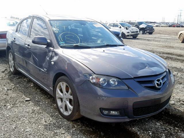 JM1BK323881186260 - 2008 MAZDA 3 S GRAY photo 1