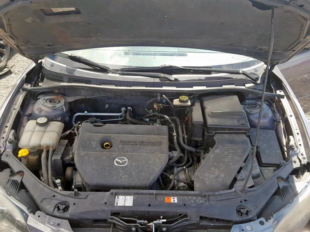 JM1BK323881186260 - 2008 MAZDA 3 S GRAY photo 7