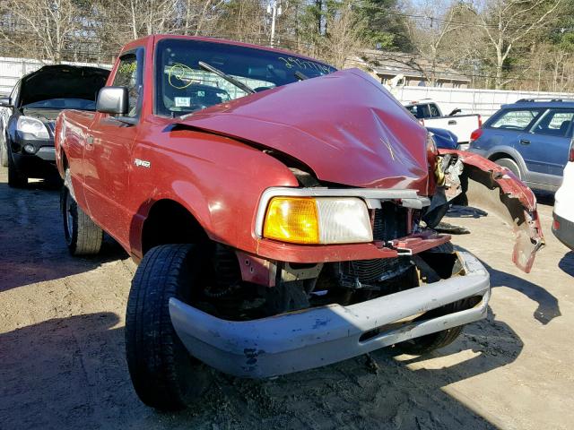 1FTCR10A1VTA41809 - 1997 FORD RANGER RED photo 1