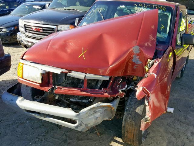 1FTCR10A1VTA41809 - 1997 FORD RANGER RED photo 9