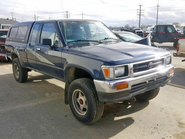 JT4VN13D1P5102304 - 1993 TOYOTA PICKUP 1/2 BLUE photo 1