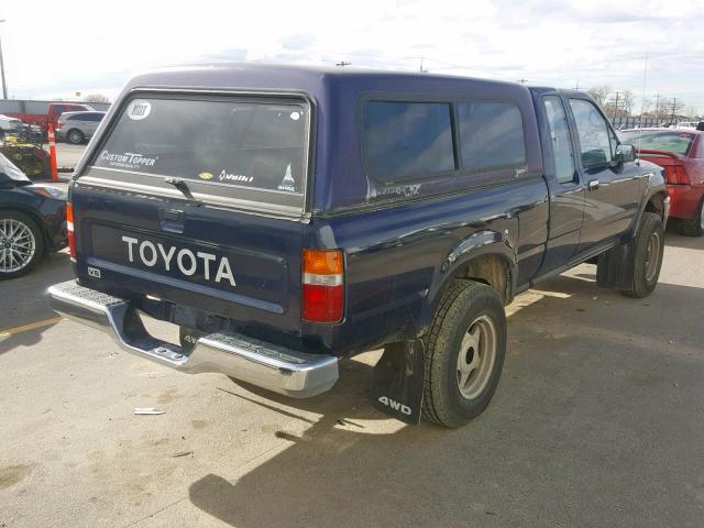 JT4VN13D1P5102304 - 1993 TOYOTA PICKUP 1/2 BLUE photo 4