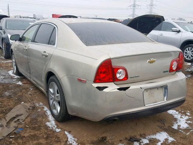 1G1ZA5E03AF185355 - 2010 CHEVROLET MALIBU LS TAN photo 3