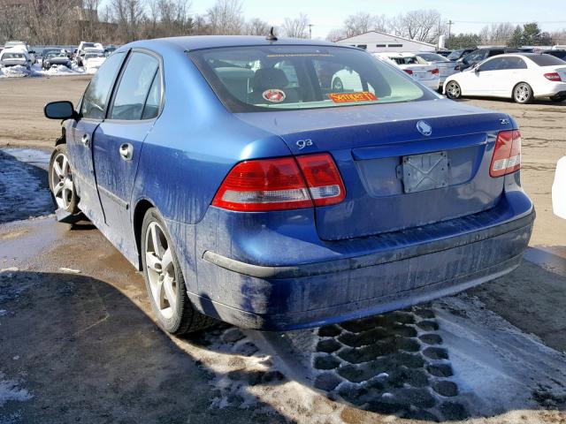 YS3FD46Y331036422 - 2003 SAAB 9-3 ARC BLUE photo 3