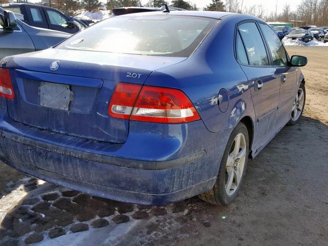 YS3FD46Y331036422 - 2003 SAAB 9-3 ARC BLUE photo 4