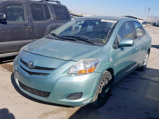 JTDBT923881200383 - 2008 TOYOTA YARIS TEAL photo 2