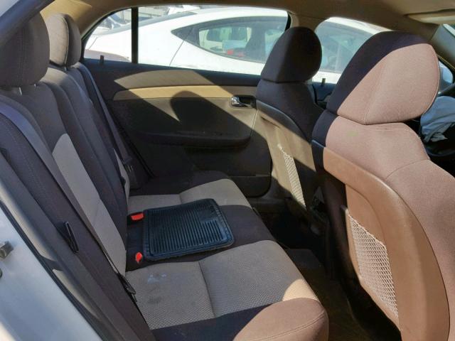 1G1ZC5E12BF233643 - 2011 CHEVROLET MALIBU 1LT WHITE photo 6